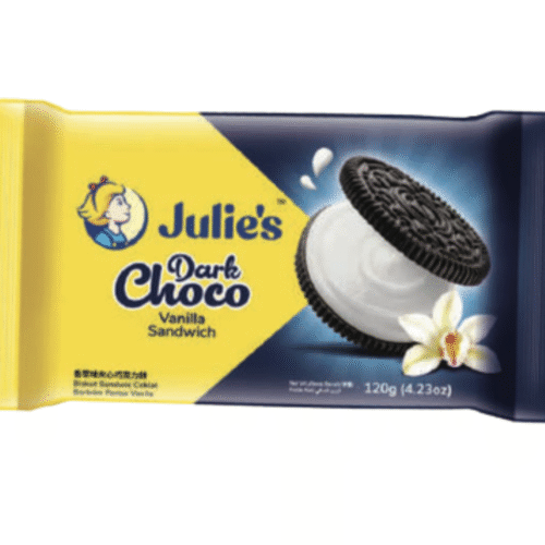 Julie’s Dark Choco Vanilla Sandwich